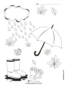 Coloriage d'automne – 4