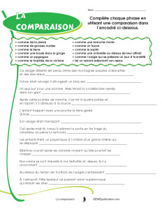 La comparaison