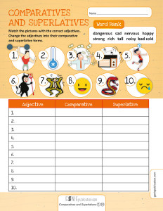 Comparatives and Superlatives