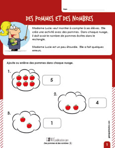 Des pommes et des nombres