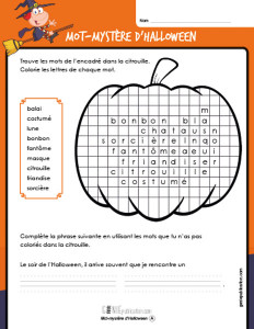 Mot-mystère d'Halloween