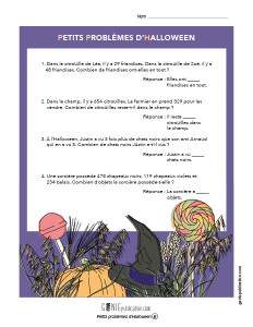 Petits problèmes d'Halloween