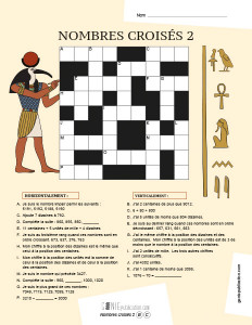Nombres croisés 2