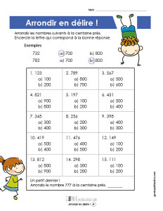 Arrondir en délire !