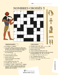 Nombres croisés 3