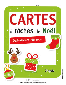 Cartes à tâches de Noël – Devinettes et inférences