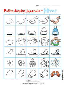 Petits dessins japonais – Hiver