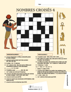 Nombres croisés 4