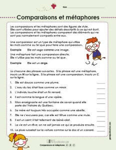 Comparaisons et métaphores