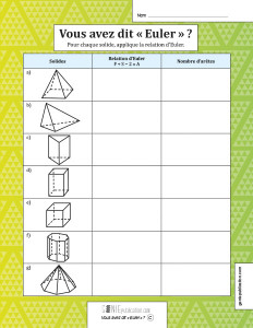 Vous avez dit « Euler » ?