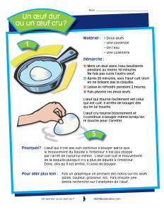 Un oeuf dur ou un oeuf cru?