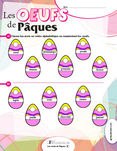 Les œufs de Pâques