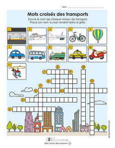 Mots croisés des transports