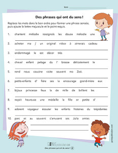 Des phrases qui ont du sens