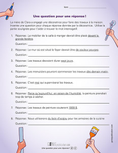Une question pour une réponse !