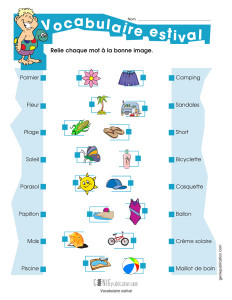 Vocabulaire estival
