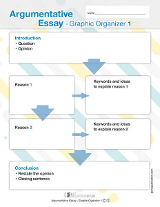 Argumentative Essay – Graphic Organizer 1