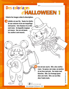 Des coloriages d'Halloween – 1